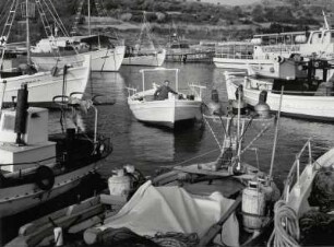 Chalkidiki, im Hafen vo Jerissos