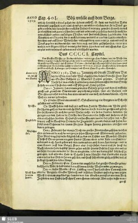 Das CCCCI. Capitel