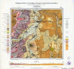 [4422] Trendelburg, Geologische Karte von Preußen und benachbarten deutschen Ländern