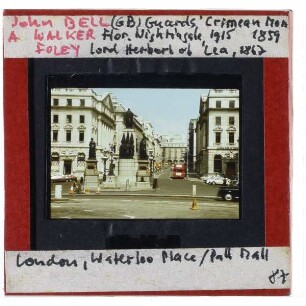 London, Denkmal der Florence Nightingale,London, Bell, Krimkriegdenkmal der Garde,London, Foley, Denkmal des Sidney Herbert