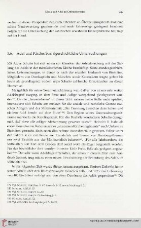 5.6. Adel und Kirche: Sozialgeschichtliche Untersuchungen