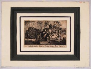 Friedrich August II. von Sachsen (1797-1854, ab 1836 König von Sachsen) tödlicher Unfall mit einer Kutsche während eines Aufenthaltes in Tirol