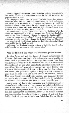Sühne für den ehebrecherischen Pfaffen zu Lütjensee