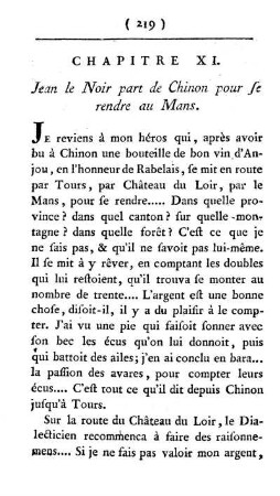 Chapitre XI. - Chapitre XX.