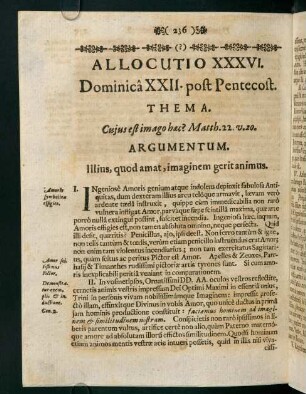 236-241, Allocutio XXXVI.