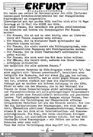 Erfurt : Gruppenvorstellung