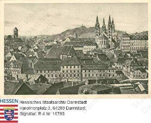 Bamberg, Blick auf Stadt und Dom