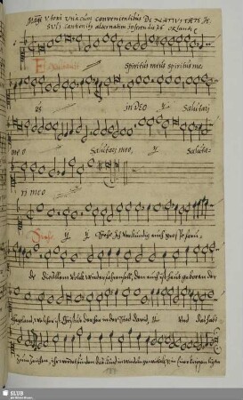 Lasso, Orlando di: Magnificat in 5.Ton (lydisch)