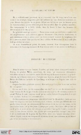 Poursuite de l’ennemi … Après la victoire
