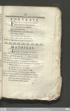 Madrigal.