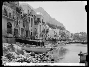 Capri: Strand von Marina Grande, westlich