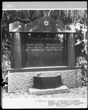 Grabstein von Leopold Reinheimer (gestorben 1940.09.07)