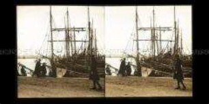 Segelschiffe im Hafen von Constanta