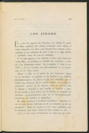 Los juegos
