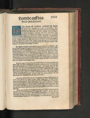 Vorrede auff das Buch Jesu Syrach.