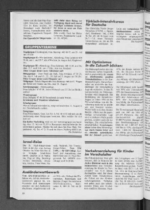 Verkehrserziehung für Kinder im Vorschulalter