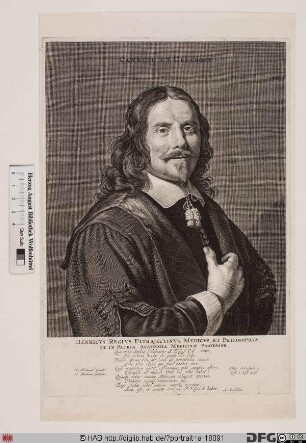 Bildnis Hendrik de Roy (lat. Henricus Regius)
