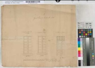 [Evangelische Kirche zu Wald] Zum Plan der Kirche für Wald [Fenster; Türen], Düsseldorf, den 19. Juli 1819 von Vagedes.