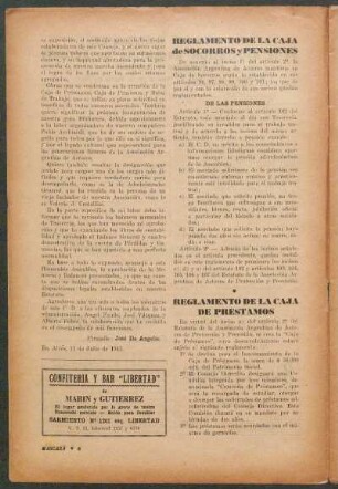 Reglamento de la caja de préstamos