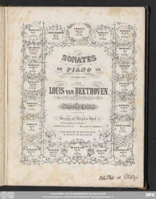 Sonates Pour Piano Seul : Sonate Op. 2, No. 1, Fmoll