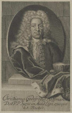 Bildnis des Christianus Godofredus Hoffmann