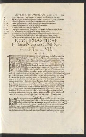 Ecclesiasticae Historiae Nicephori Callisti Xanthopuli, Tomus VII.