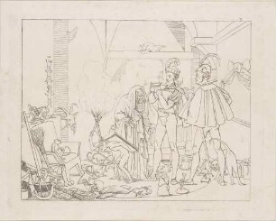 Zu Goethes "Faust": Blatt 7: Hexenküche II (Verjüngungstrank)