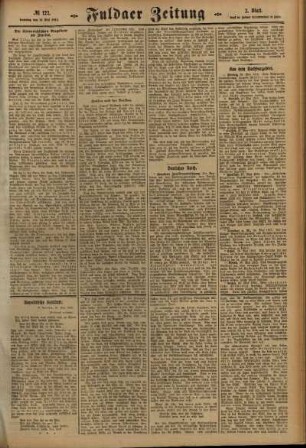 Zweite Ausgabe vom Samstag, den 29. Mai 1915.