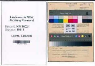 Entnazifizierung Elisabeth Lochts, geb. 06.09.1913 (Sachbearbeiterin)