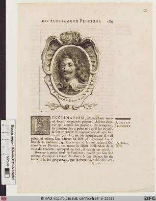 Bildnis Adriaen Brouwer