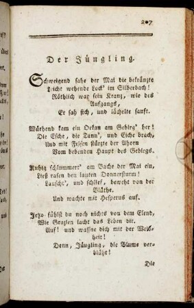 Der Jüngling