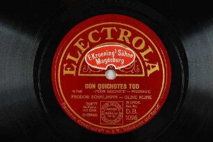 Don Quichotes Tod : II. Teil; ("Don Quichotte") / (Massenet)