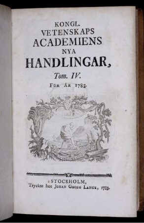 Kongl. Swenska Wetenskaps Academiens handlingar