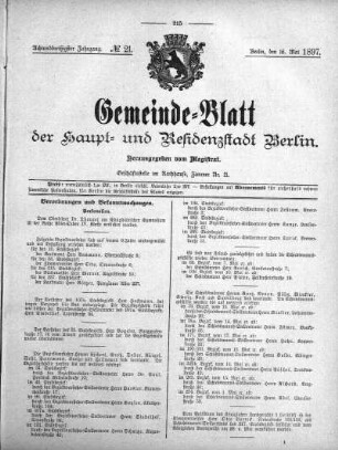1897,21: No. 21, 16. Mai 1897