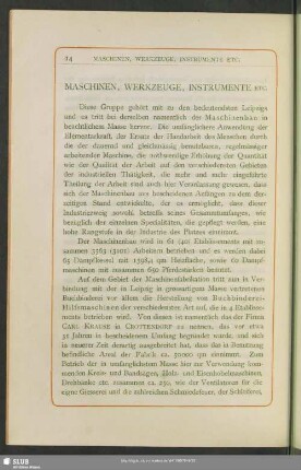 Maschinen, Werkzeuge, Instrumente etc.