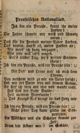 Neues Taschenliederbuch : enthaltend die beliebtesten Trink- und Gesellschaftslieder, Romanzen, Arien, Chöre aus ältern und neuern Opern und Liederspielen etc. etc., 2. Immer nur kreuzfidel! - oder: des neuen Taschenliederbüchleins zweiter Theil