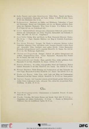 Glas (Nr. 99-107a)