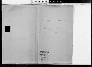 Korrespondenz des Landgrafen Johann v. Hessen-Braubach mit Privatpersonen