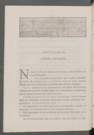 Capítulo XXXIII - ¡Triste victoria!