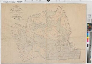 Ottmarsbocholt (Senden) - Ascheberg (Ascheberg), Rinkerode (Drensteinfurt) - Amelsbüren (Münster), Venne (Senden), Vermessung und Teilung der Davert, Operationsplan Sektion X Sudhoffsche Davert
