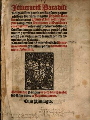 Itinerarium Paradisi