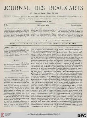 Nr. 3 (15 Février 1868)
