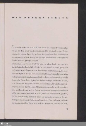 Wir Denken Zurück