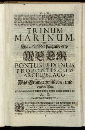 Gottliebend Curioser Leser.