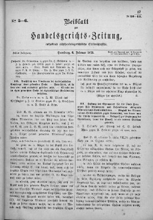 No. 5-6. 6. Februar 1875