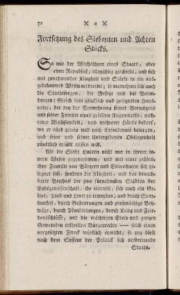 Fortsetzung des Siebenten und Achten Stücks.