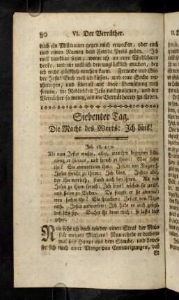 80-90, VII. Die Macht des Worts: Ich bins!