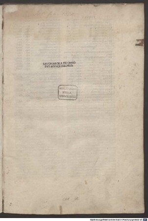 De balneis et thermis naturalibus omnibus Italiae : gewidmet Borso d'Este