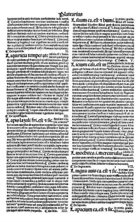 II. Liquiricia temperate