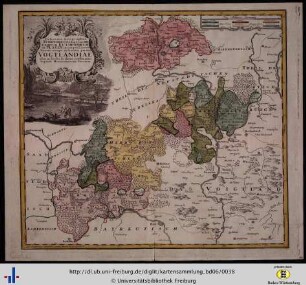 Delineatio geographica territorii celsissimorum Comitum Ruthenorum de Plauen ... , partem Vogtlandiae